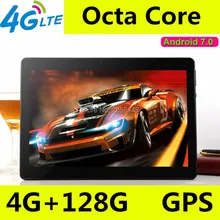 Бесплатная 10.1 дюймов таблетки 3 г 4 г LTE Android Phablet Планшеты PC Tab Pad 10 «IPS MTK Octa core 4 ГБ Оперативная память 128 ГБ Встроенная память WI-FI Bluetooth GPS