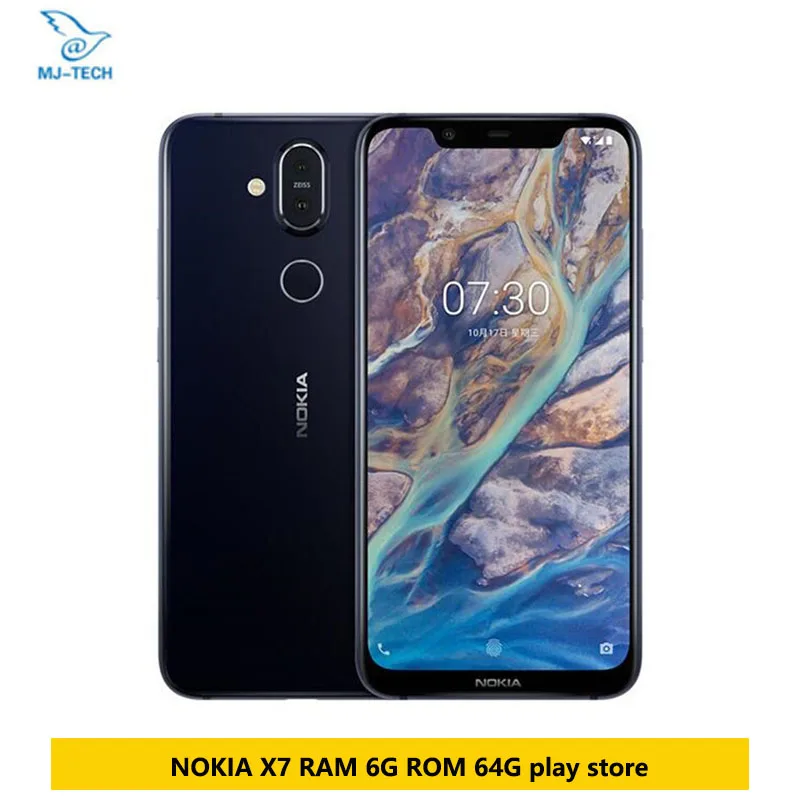 

NOKIA X7 RAM 6G ROM 64G TA-1131 6.18 Inch Snapdragon 710 Octa Core 3500mAh Quick Charge OTG Mobile Phone