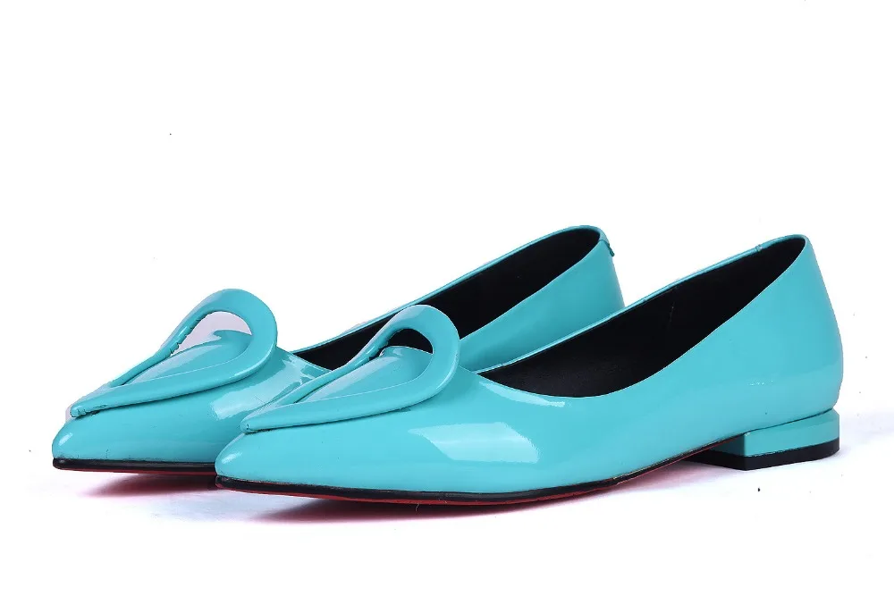 Женские недорогие тонкие туфли на низком каблуке с острым носком, большие размеры(4-12) Женская обувь для вождения, повседневная обувь