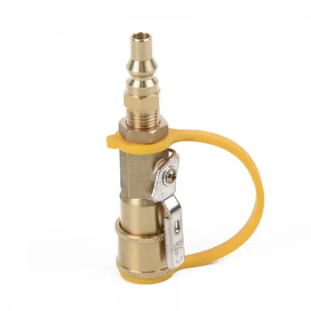

1/4 RV Propane Gas Quick Connect Plug Adapter For Low Pressure Propane System