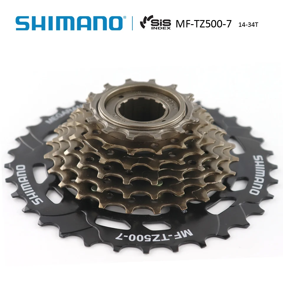 Звездочка велосипедная SHIMANO MF TZ500 7 свободное колесо 14 28T 34T сталь s для горных и