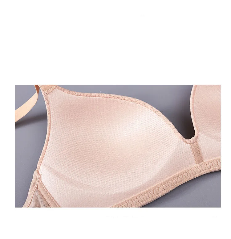 Задняя застежка отжимать Bralette Беспроводной женское нижнее белье ультра тонкий