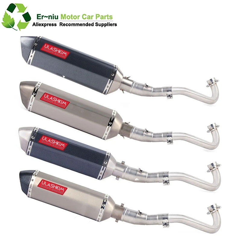 

Exhaust Muffler Escape And Middle Link Pipe Full System Slip On For yamaha XMAX300 X MAX300 XMAX300 2017-2018