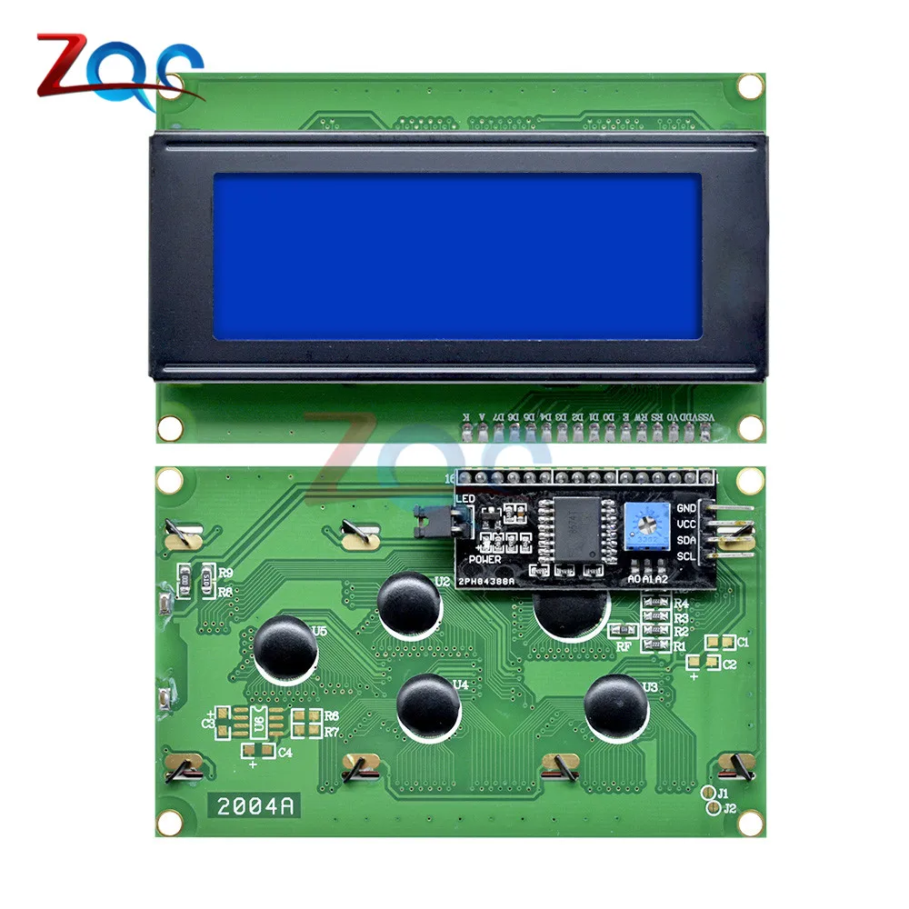 ЖК-дисплей 2004 межсоединений интегральных схем/I2C ЖК-дисплей Дисплей монитор 2004 20X4 5V знак голубой желтый Подсветка Экран ЖК-дисплей 2004 межсоединений интегральных схем I2C для arduino ЖК-дисплей Дисплей