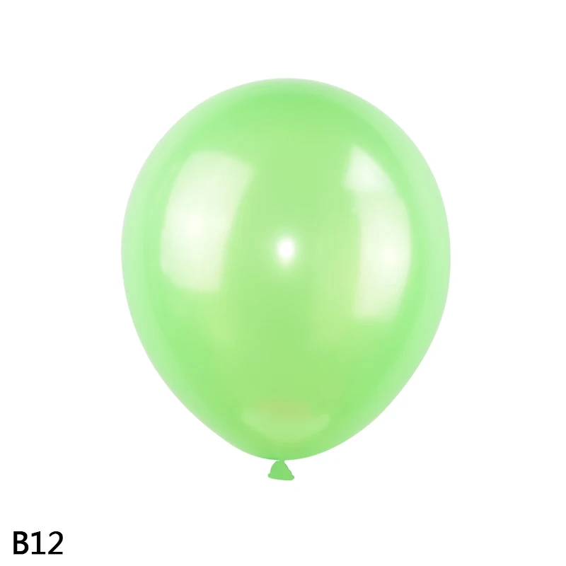 10 шт. воздушные шары на день рождения 12 дюймов красочные жемчужные латексные шары для вечеринки в честь рождения Детские игрушки шарики для свадьбы - Цвет: B12