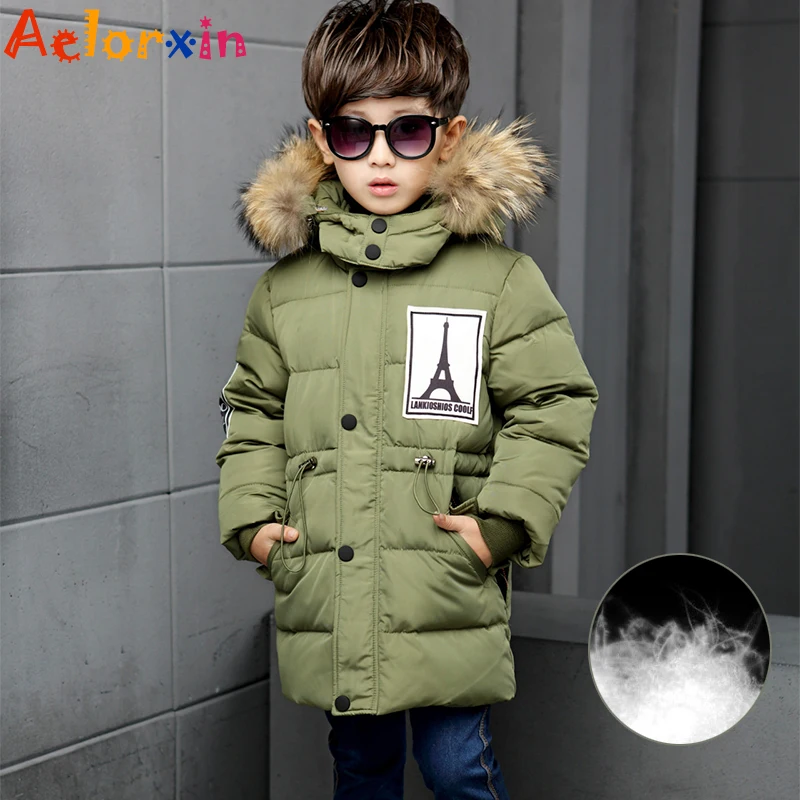 Winter Boys Down Jackets Parkas Coats Coats for Boys Clothing 4 6 8 10