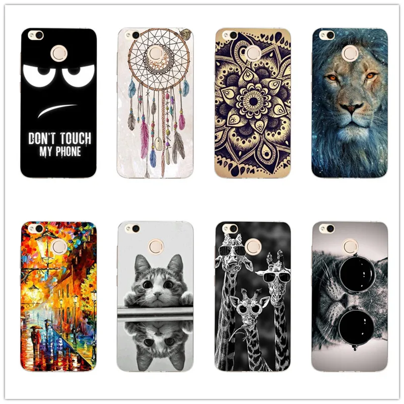 Meaford Case For Xiaomi Redmi 4X TPU Soft Cover Matte Ultra Thin Cartoon Pattern Protective Shell For Redmi 4X Phone Funda Coque 1
