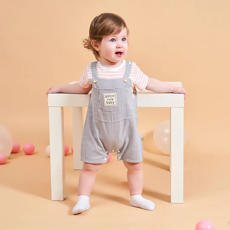 

Summer Newborn Toddler Infant Baby Boys Girls Cotton Baby Onesies Short Sleeve Romper Jumpsuit Playsuit Baby Clothes