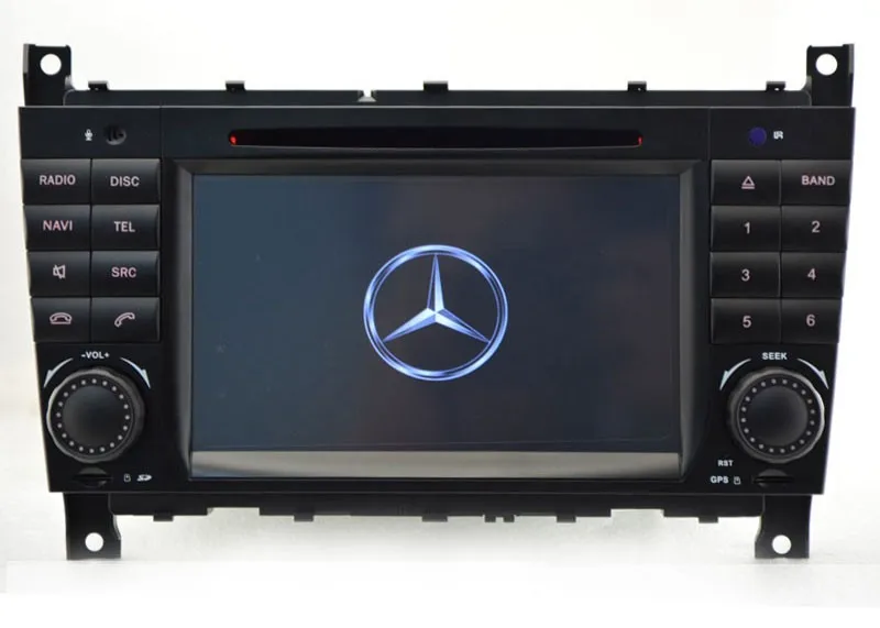 Автомобиль Радио DVD плеер для Mercedes Benz W203 W219 2004-2007 C200 C230 C180 C320 C350 CLK W209 c класса с GPS навигации Системы