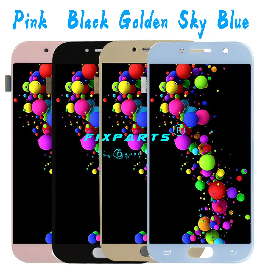 Новый экран A520F для SAMSUNG GALAXY A520 LCDA520F SM A5 2017 сменный сенсорный дисплея LCD 5 2
