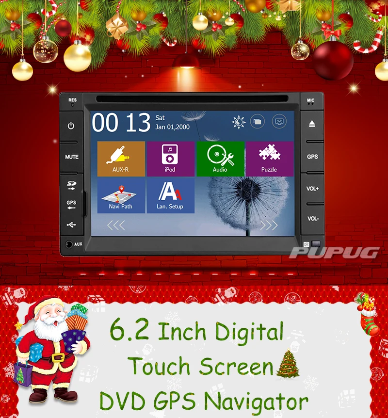 Sale 2 din radio car dvd player gps navigation tape recorder autoradio cassette player for car radio steering-wheel car multimedia 0