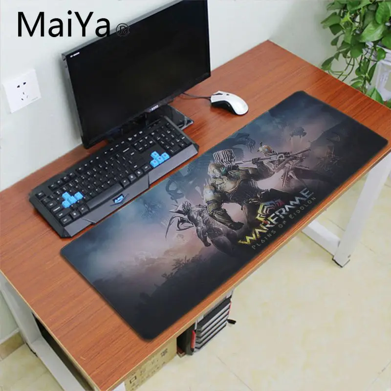 Maiya warframe hero игровой коврик для мыши игровой большой коврик для мыши Lockedge коврик для мыши для ноутбука компьютерная клавиатура Коврик Настольный коврик - Цвет: Lock Edge 30x80cm
