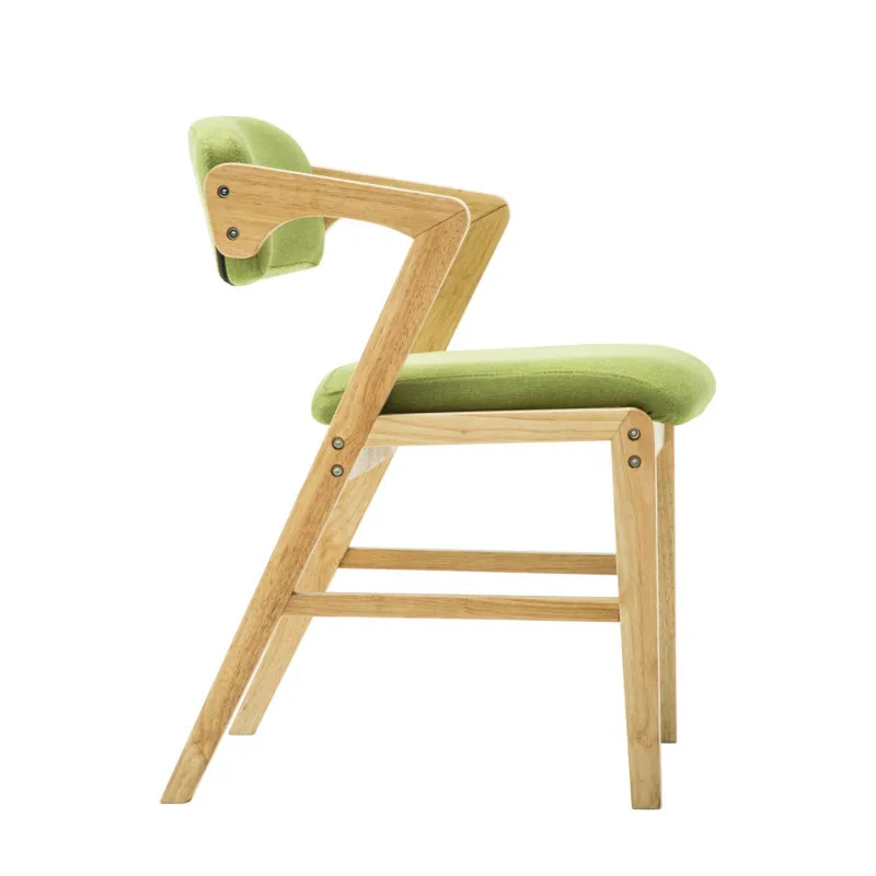 

15%Solid wood chair Nordic dining chair simple old armchair retro hotel study computer chair lounge chair
