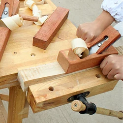 Raboteuse à main en bois de rose, raboteuse à bord inférieur, charpentier, outils pour le travail du bois 