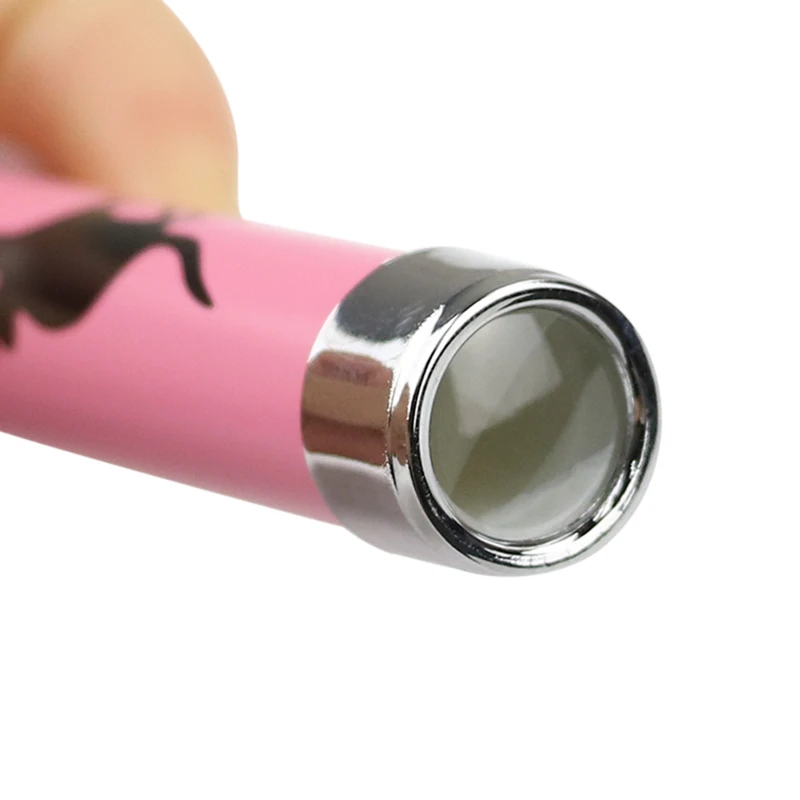 1 Pcs Portable Creative Funny Pet Cat Toys LED Laser Pointer light Pen With Bright Animation Mouse Shadow Toys For Cats 25S2