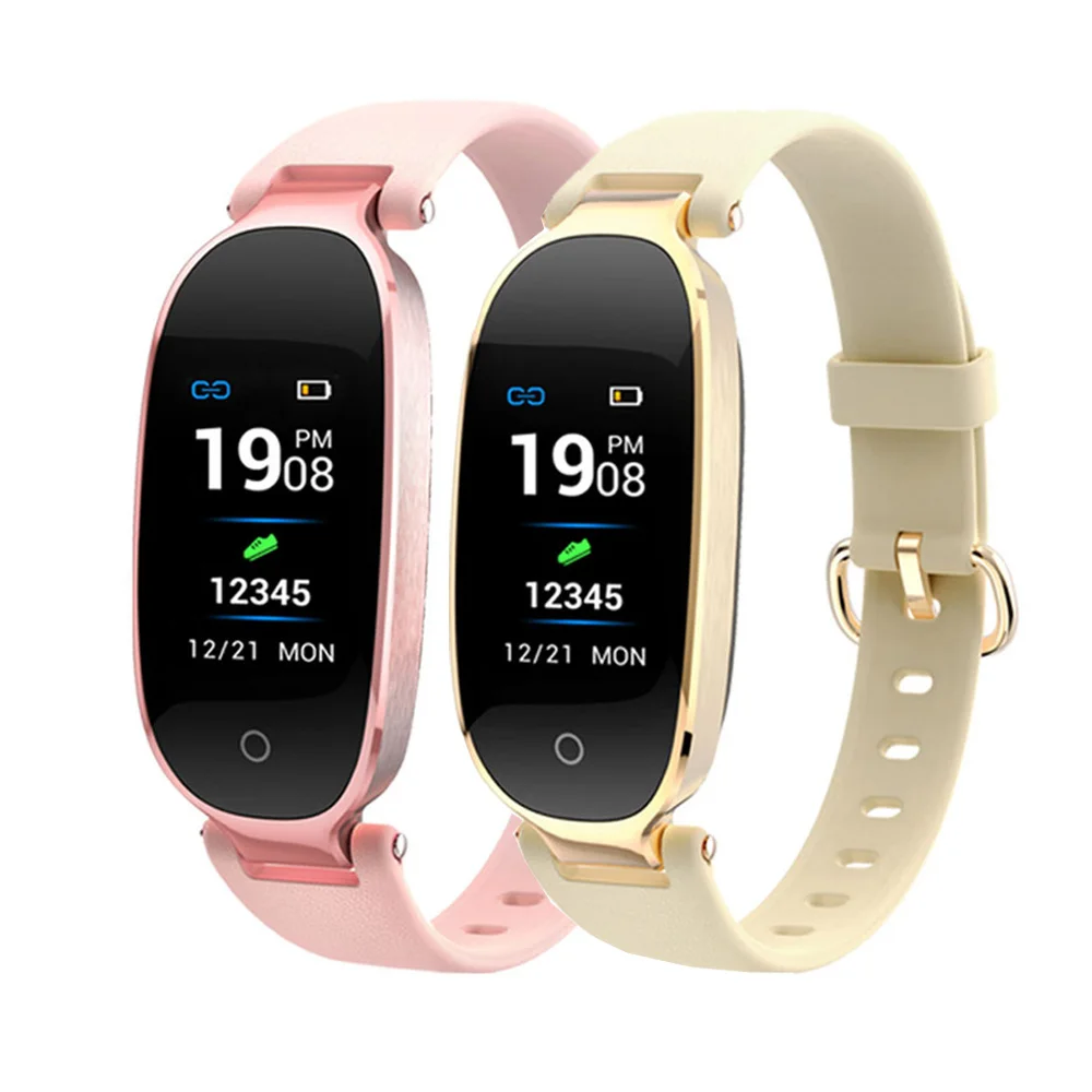

S3 Plus Women Smart Band Heart Rate Sleep Monitor Fitness Tracker Remote Control Smart Bracelet Wristband Smartwatch Xmas Gift.