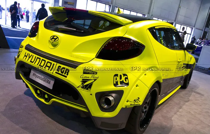 Veloster EGR Style Front & Rear Fender Flares 8 Pcs(10)_1