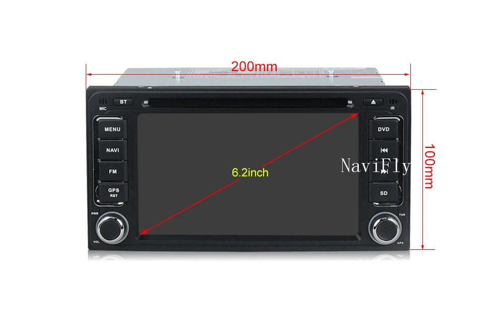 Cheap 2din android car radio gps for Toyota FJ CRUISER HIGHLANDER HIACE FORTUNER COROLLA CAMRY HILUX ALPHARD VIZI Altis PREVIA GL VIOS 6
