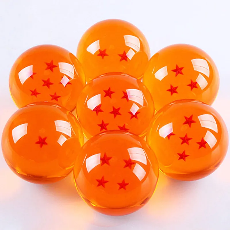 

1pc 3.5CM Anime Dragon Ball Dragon Ball Z 1 2 3 4 5 6 7 Stars Action Figures Crystal Balls Collection Toys