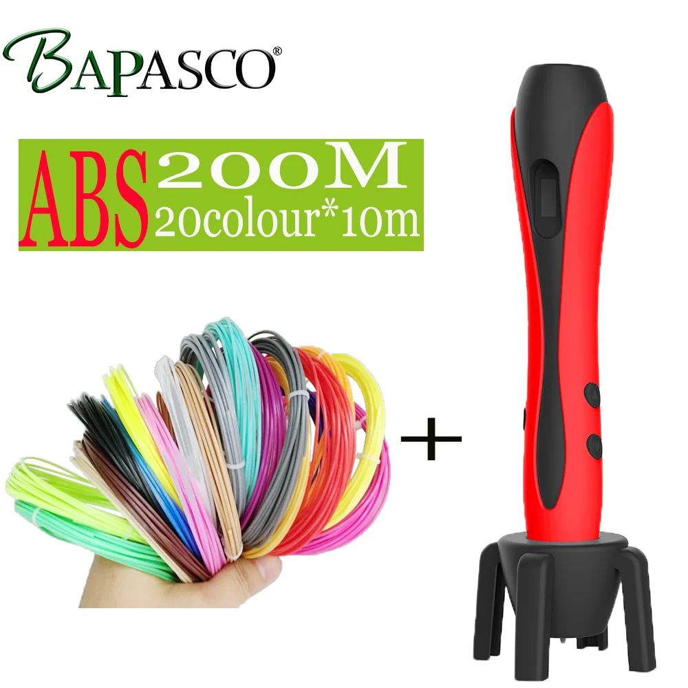 

2018 New Model Design 3D Pen 1.75mm ABS/PLA Filament LED Display 3D Magic Pen For Kid Graffiti Pen 3D Printing Set