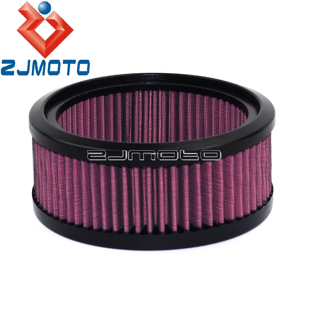 Синий воздушный фильтр для мотоцикла Harley E 3226 круглый с высоким потоком|air filter for