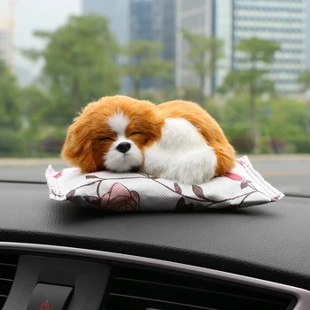 

Car Ornaments Cute Dog Doll Air Freshener Purify Home Auto Decoration Puppy Adsorb Odor Deodorant Bamboo Charcoal Accessories