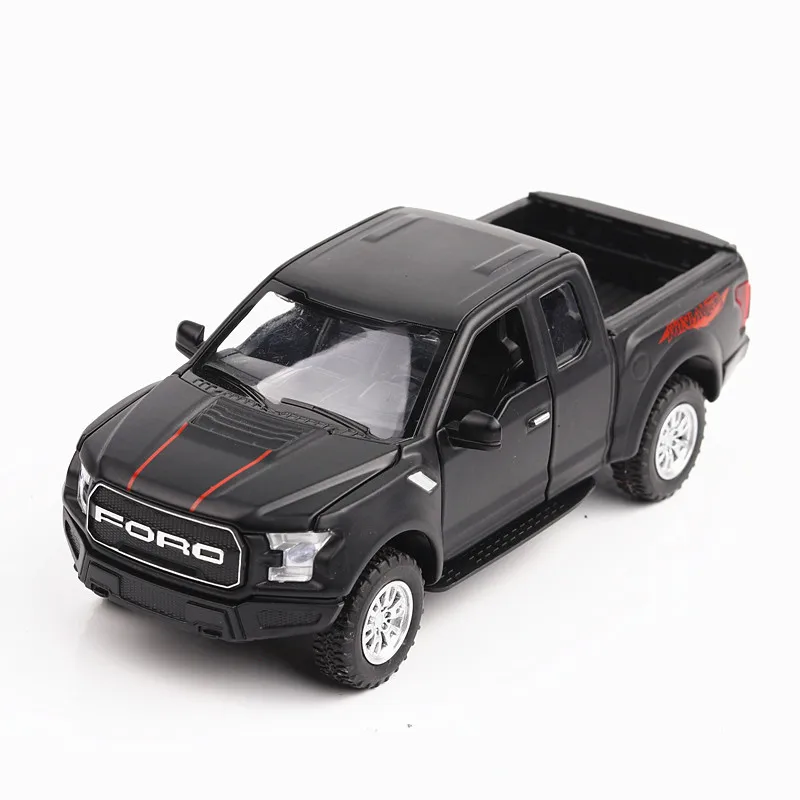 

1:32 Ford Raptor pickup Sound and light belt pull-back vehicle simulation alloy car model crafts decoration collection toy tools