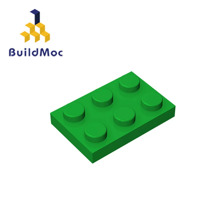 BuildMOC совместимые сборки частиц 3021 пластина 2x3 для строительных блоков части DIY