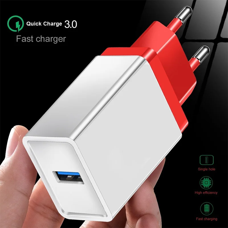 

Usb Charger Quick Charge Qc 3.0 For Iphone X 8 7 6s 6 s Plus Fast Wall Charger For Iphone Xs Max Xr mobile Phone Charger