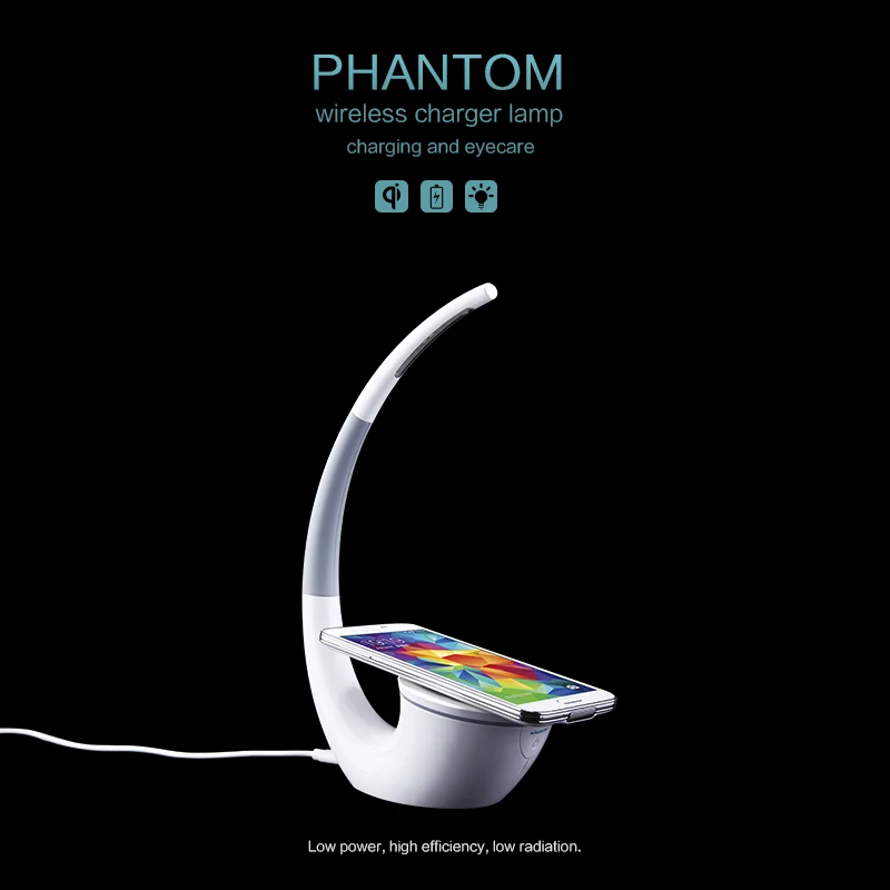 Nillkin Wireless Charger power bank Phantom Table Lamp Wireless Life Infinite Freedom Eyecare Phone Power Charger