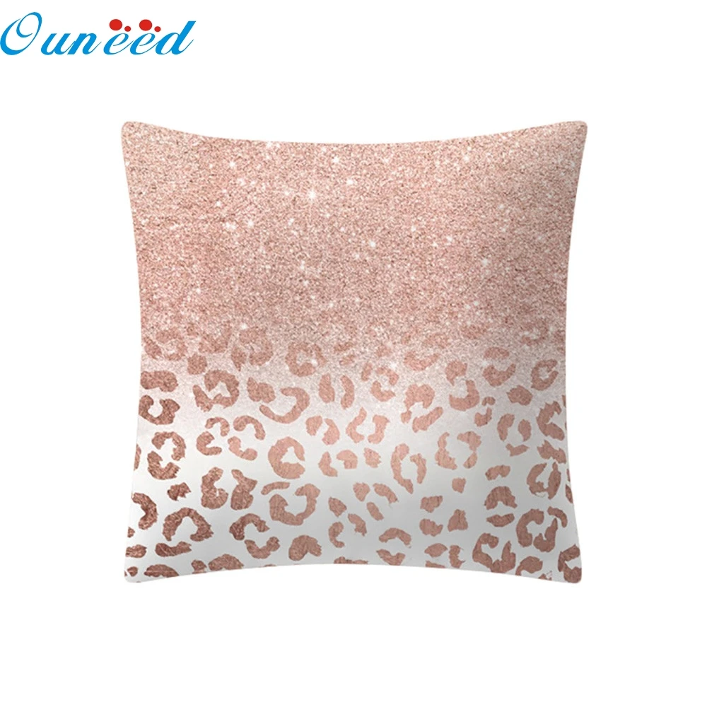 

Shining pink Printing Pillow Case Pattern Waist Polyester Pillowcase Pillow Bedroom Living Room Accessories Cusion 1N2