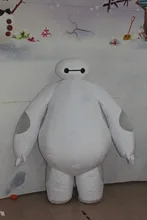 

Customized Size Battery Power Giant Adult Wear Unisex Inflatable Baymax Robot Costume