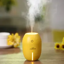 Mini USB Lemon Air Humidifier Led Sprayer Fresh Moist Wetness Air Winter Dry Weather Combat 180ML 5V USB Gadgets Atmosphere