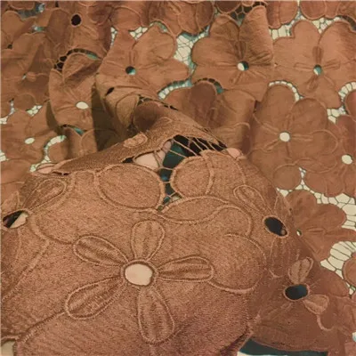 Горячая африканская кружевная ткань из нитей нигерийская кружевная ткань Высококачественная кружевная розовая французская кружевная ткань для свадьбы J18 - Цвет: As picture
