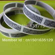 Размер 6*22 мм USD 40/5000 штук серебряные отрывающиеся стикеры этикетка