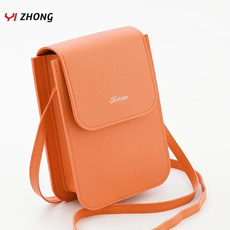 

YIZHONG New Fashion Cell Phone Pocket Shoulder Bag for Women Multi-functional Wallets and Purses Flap Luxury Messenger Bags