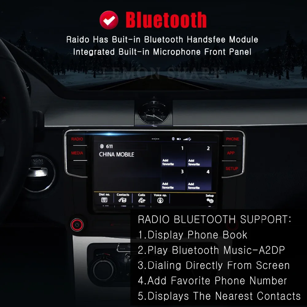 RCD330 Plus RCD340G Carplay Android Авто Noname 6RD 035 187B автомобильное радио MIB для VW Golf 5 6 Jetta MK5 MK6 CC Tiguan