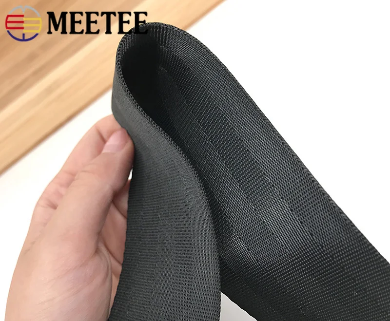 

Meetee 5meters 25-50mm Polyester Nylon Webbing Tape DIY Manual Child Safety Seat Backpack Pet Strap Belt Crafts Material RD003