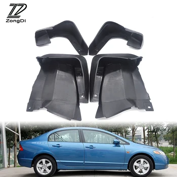 

ZD Car Front Rear Mudguards For Honda Civic 4-Door Sedan 2006-2017 For Honda Accord 4-Door Sedan 2003-2012 Accessories Mud Flaps