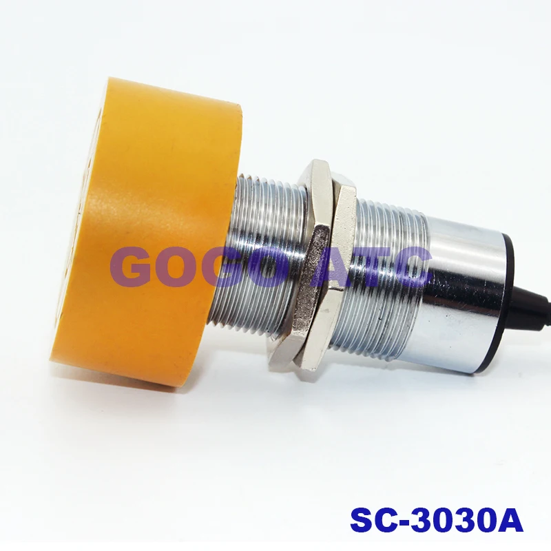 Тип фонарика SC-3030A индукционный Бесконтактный переключатель длинный дистанционный NPN трехпроводный Индуктивный металлический датчик защита от короткого замыкания