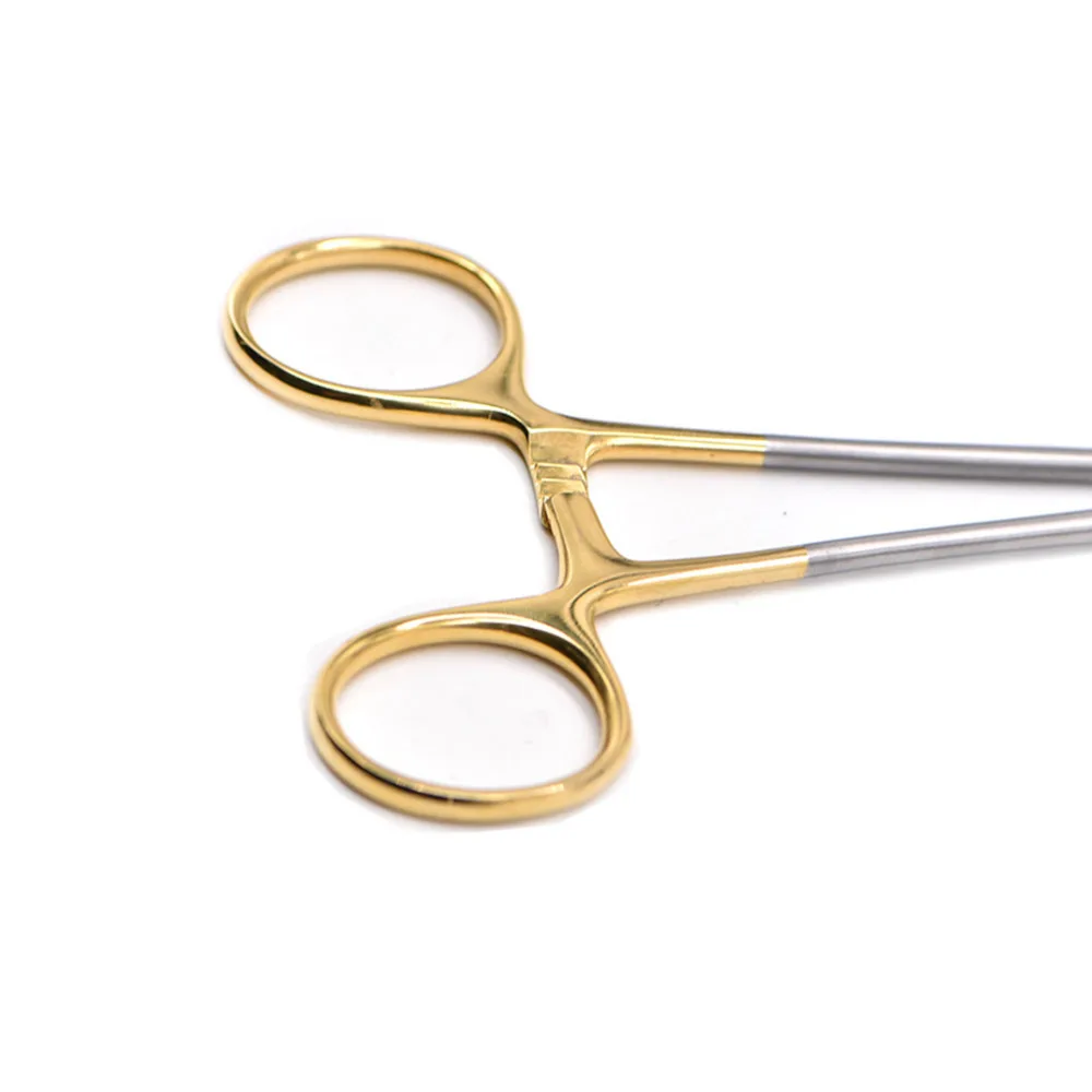 Goedkoop Tandheelkundige Naald Houders Rvs Orthodontische Tang Vergulde Handvat Chirurgische Tandheelkundige Instrument Implant Castroviejo