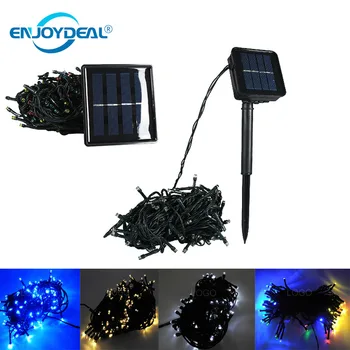 

100 200 LED Solar Power LED String Light Bulbs Outdoor Gardens Christmas Party Decoration Fairy String Light Lantern 8 Modes
