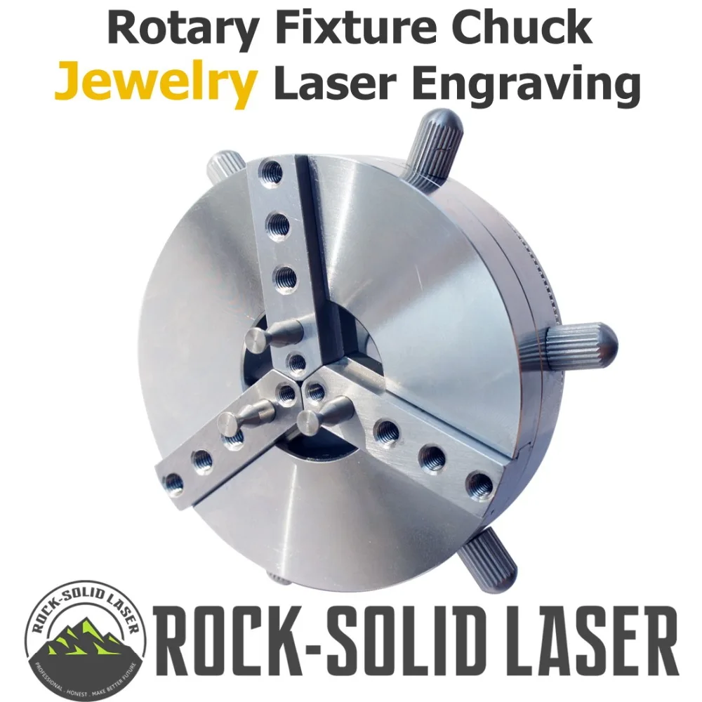 Rotary Gripper Fixture Chuck Claw Rotate Jig For Jewelry Ring Fiber