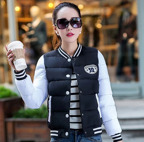 

Snow wear wadded jacket female 2015 autumn and winter jacket women cotton-padded jacket outerwear winter coat women
