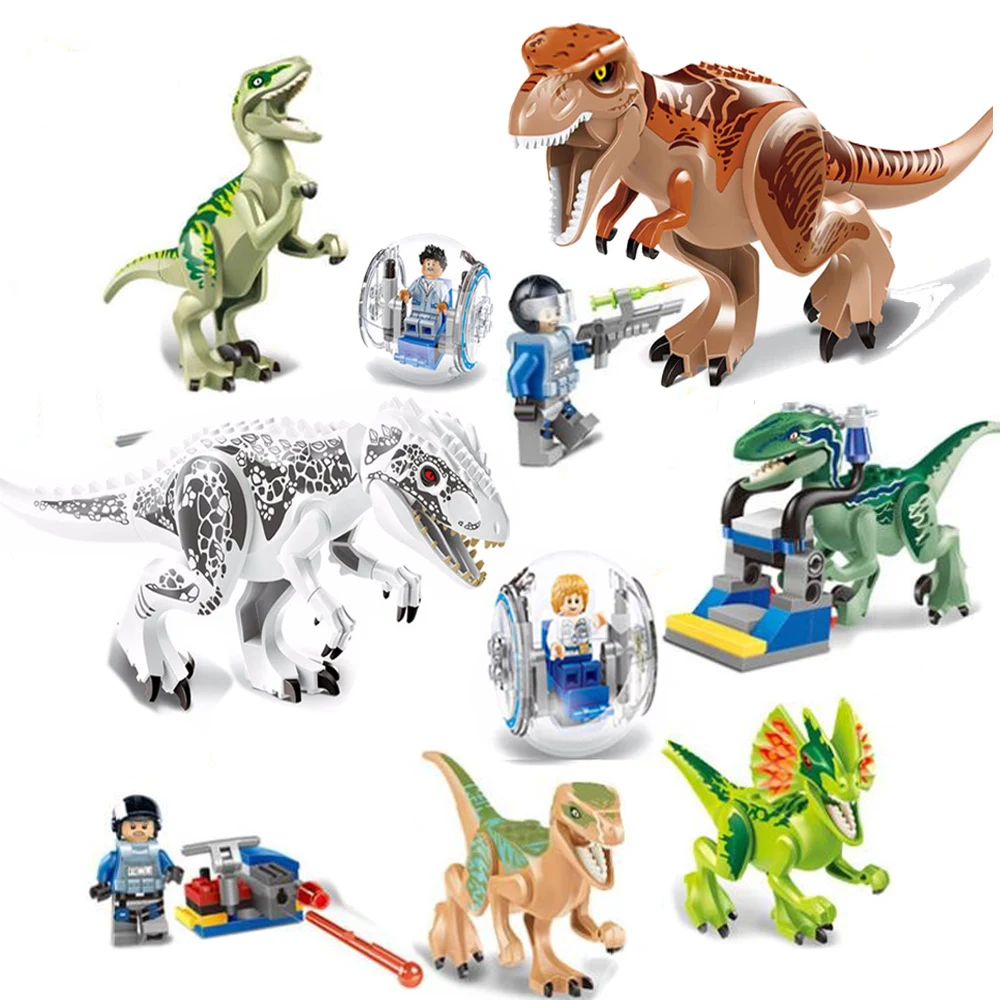 

Jurassic Dinosaur Building Blocks Park Toys Compatible with Bricks Toys