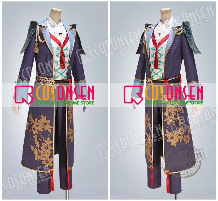 Игра Sengoku Ночная кровь Akechi Mitsuhide Ода армейский косплей костюм полный набор все размеры Косплей ONSEN на заказ