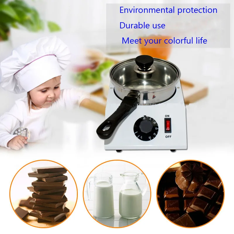 Electric Single cylinder chocolate melting furnace Tempering melting pot chocolate melter stove melting machine Electric Single cylinder chocolate melting furnace Tempering melting pot chocolate melter stove melting machine
