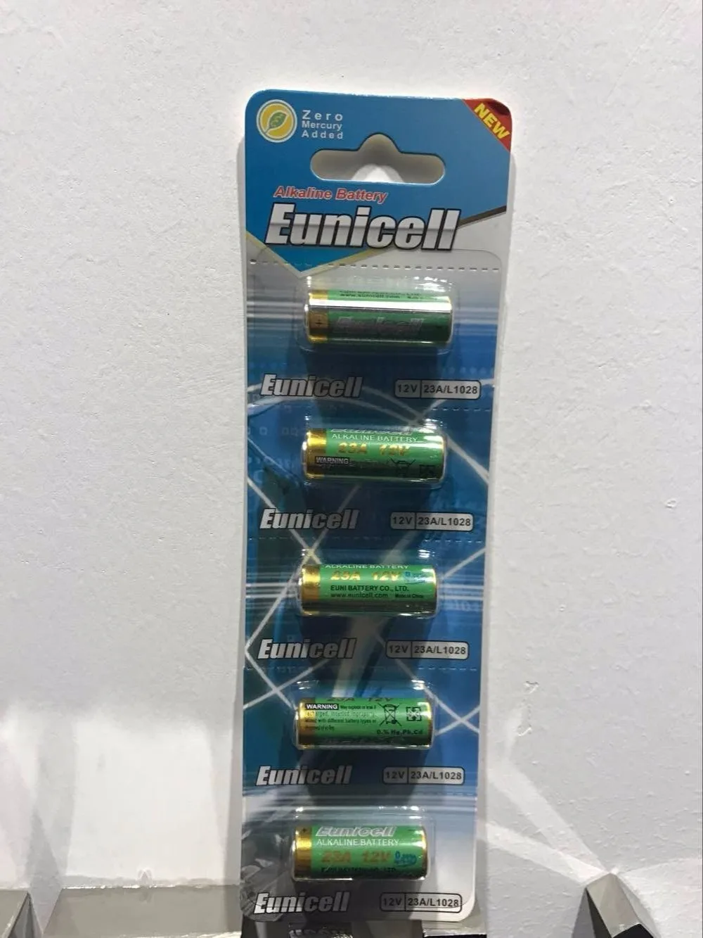 0% Hg Pb 23A button cell battery blister pack_1