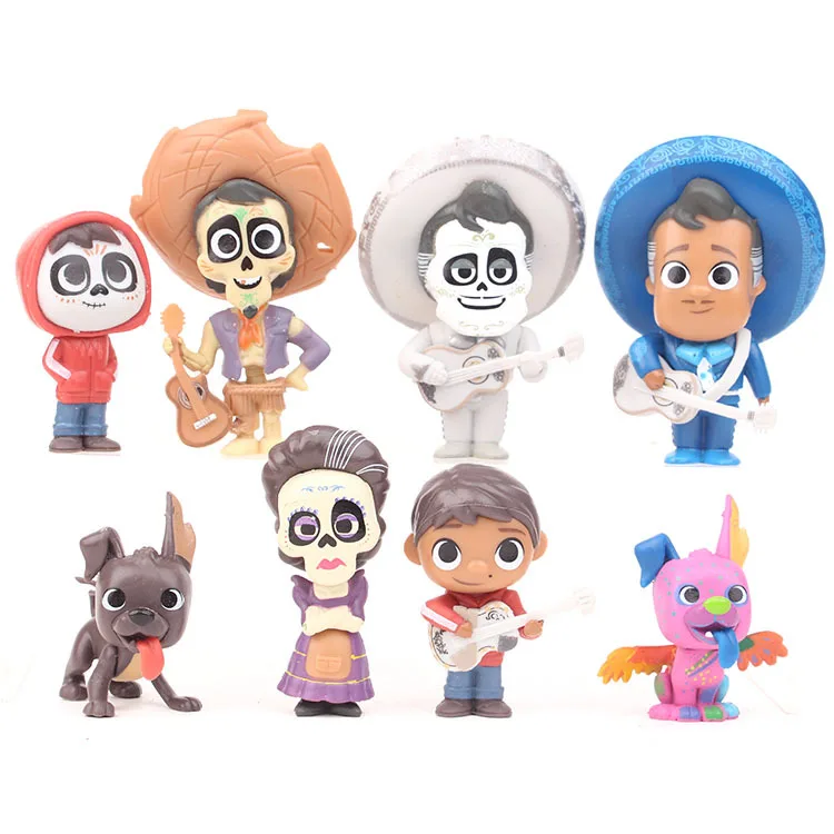 Movie COCO font b Action b font font b Figure b font Pixar Miguel Riveras 8pcs