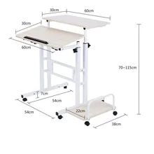 F#8203 A standing Wo language notebook desktop comter desk lifting table FREE SHIPPING